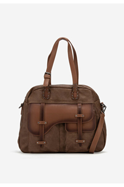 B T Shoes Khaki kabelka do ruky Tizziana