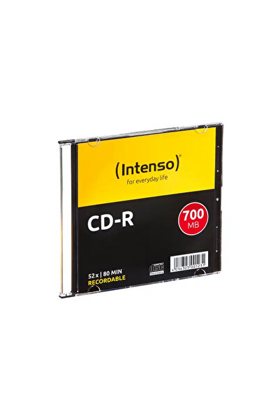 Intenso Slim case with 10 CD-R 700 MB/80 Min, 52x