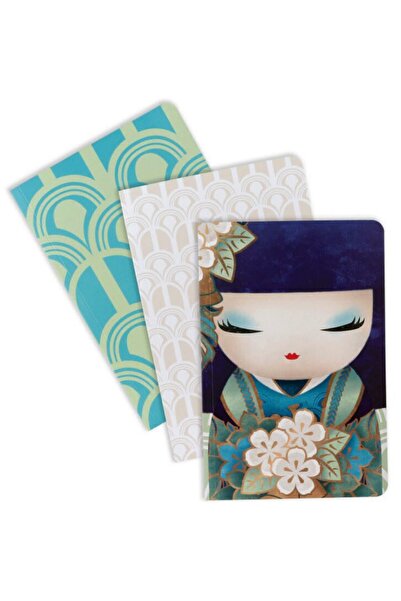 tag Set of 3 Kimmidoll Masayo notebooks