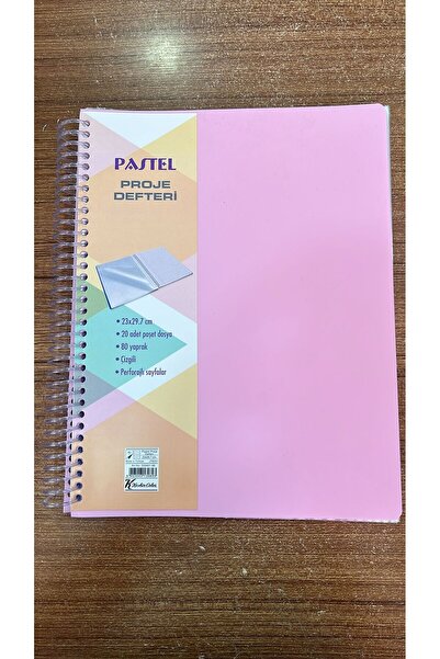 Keskin دفتر صنوم باستيل 22.5x29.7 80 صفحة. مخططة