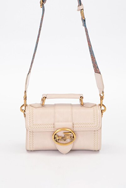 Levidor Geantă de umăr cu detaliu cu pete de nurcă