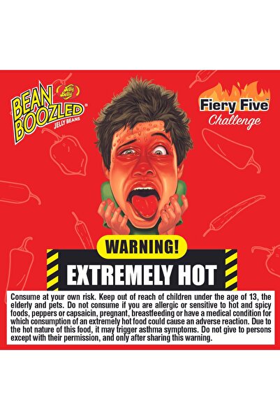 Jelly Belly Fiery Five Bag - 1.9 oz - 12 count case