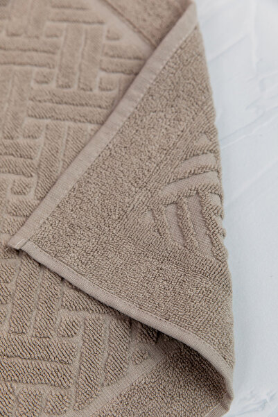 FAVORA Julie Kilim Foot Towel 50X70 cm - Mink