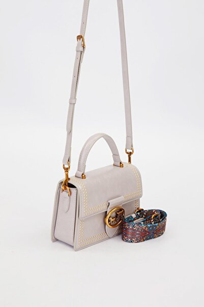 Levidor Сумка через плече з сірим візерунком