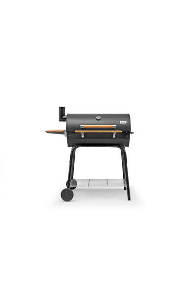 the favilla Grillia Grillord‑75 Kömürlü Barbekü Hediye Seti 2 Adet Döküm Izgara + (Önlük ve Kılıf)