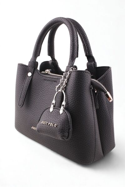 Just Polo حقيبة كتف نسائية من جست بولو الأصلية للموسم الجديد، مكونة من 4 أقسام مع حزام كتف عريض، مناسبة للاستخدام اليومي