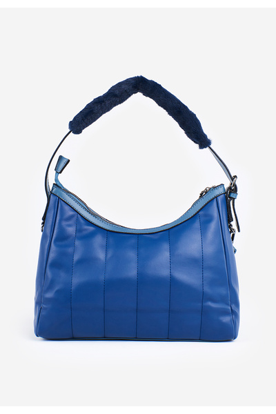 B T Shoes Modrá rukojeť kabelky Braida V2