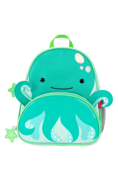 Skip Hop حقيبة ظهر صغيرة الحجم للأطفال من حديقة الحيوان على شكل أخطبوط