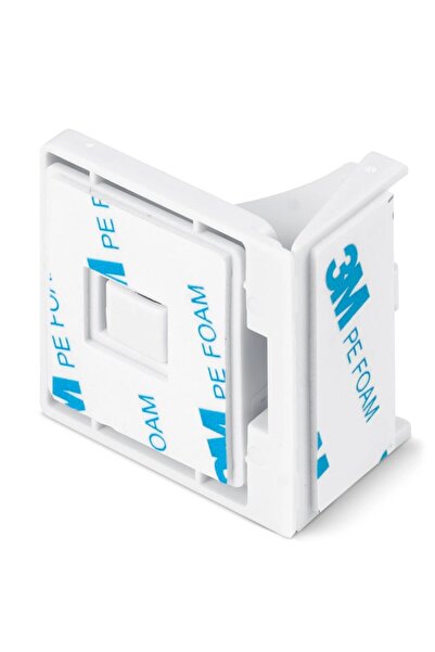 Ricokids Set de 4 protecții magnetice pentru mobilă, albe