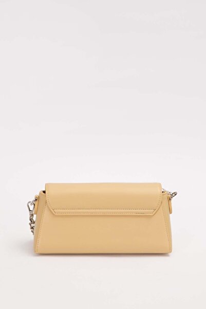 Levidor Yellow Logo Buckle Shoulder Bag