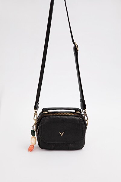 Levidor Ethnic Pattern Strap Bohemian Style Daily Small Hand and Shoulder Bag 930376 Black