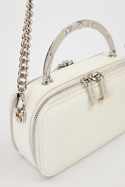 Levidor Τσάντα ώμου με λεπτομέρεια από μεταλλικό λουράκι βιζόν