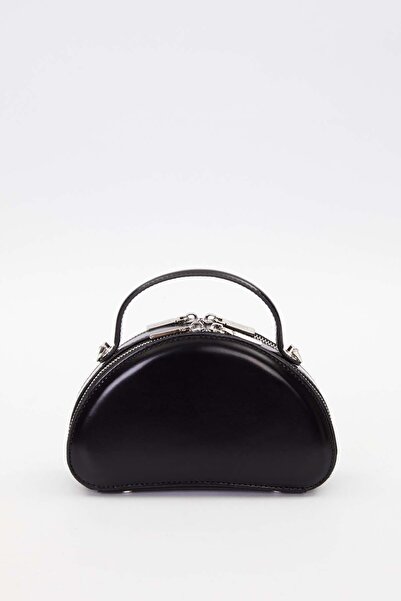 Levidor Siyah Yarım Ay Model Omuz Çantası