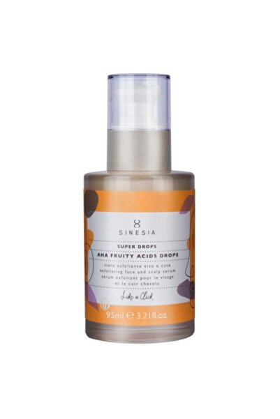 Sinesia Ser exfoliant pentru față și scalp - Super Drops AHA Fruity Acids Drops 95ml -