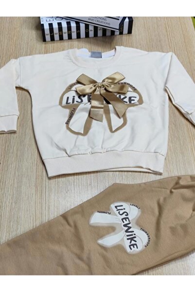 MGD Girl's Tracksuit Set for Ages 3-9 Cotton Sports & Casual Set (Buy One Size Larger)