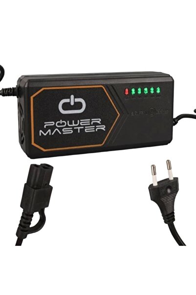 Powermaster PM-31801 60 Volt - 20 Amper IEC C15 Dişi Uçlu Kapasite Göstergeli Elektrikli Bisiklet Şa