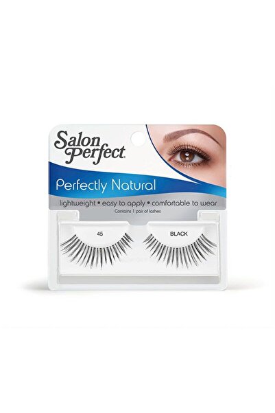 Salon Perfect False Eyelashes Band - 45 Black Perfectly - SALON PERFECT