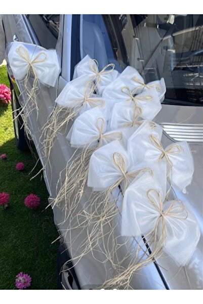 eceyli time 10 Adet Düğün Sünnet Konvoy Araba Süsü Bohça Valiz Süsü