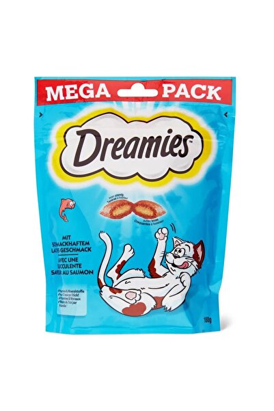 Dreamies Mega Pack Somonlu Kedi Ödül Bisküvisi 180gr