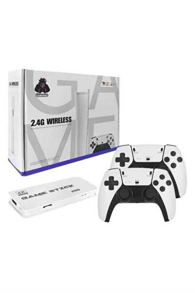 Kanonik Education 3D 4K 2000 Oyunlu Game Stick Oyun Konsolu Çift Konsol