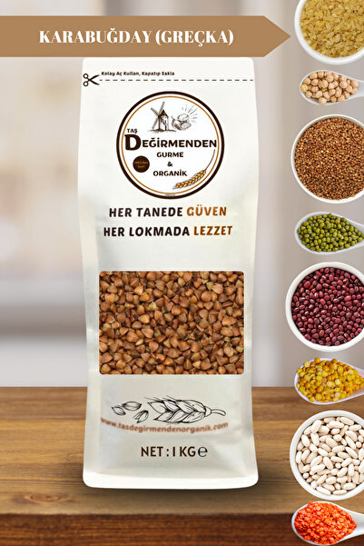 Taş Değirmenden Organik Atalık Karabuğday (Greçka) - 1 Kilo