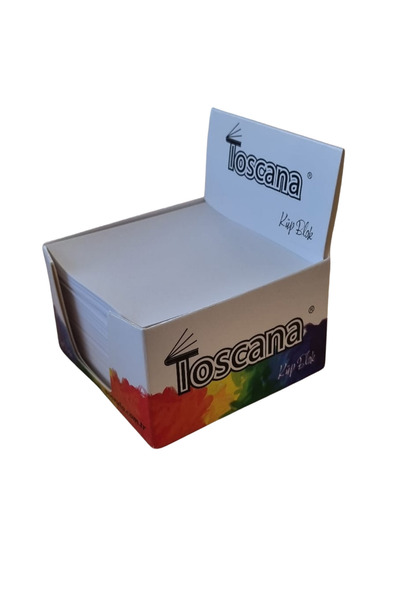 RULORULO مكعبات بيضاء مقاس 8x8، 500 ورقة، ورق درجة أولى، 10 قطع