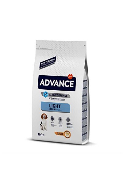 Advance Light Medium Tavuklu Orta Irk Diyet Köpek Maması 3 Kg