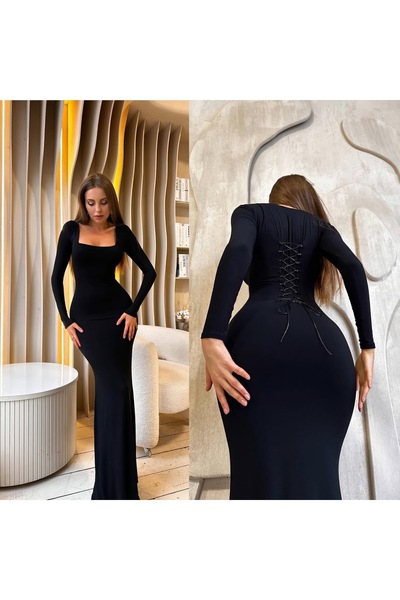 MAYHOŞ BUTİK Kadın bağcıklı elbise