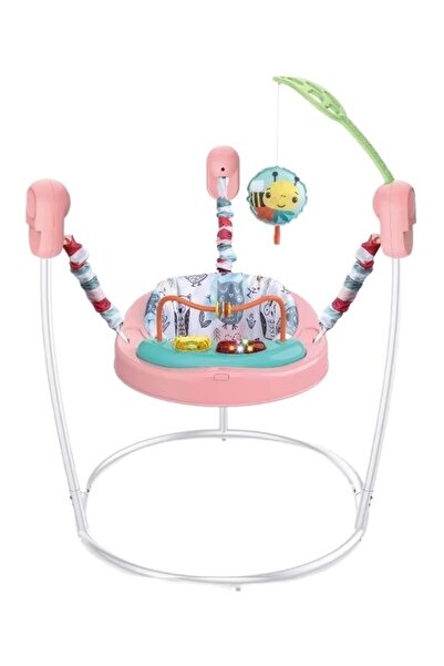 WePro Store Baby Jumper 2 in1, Activity Center, Adjustable Height, 360 Seat, Sounds, Lights, Pink
