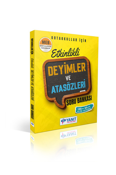 Yanıt Yayınları Yanıt Atasözleri ve Deyimler Soru Bankası