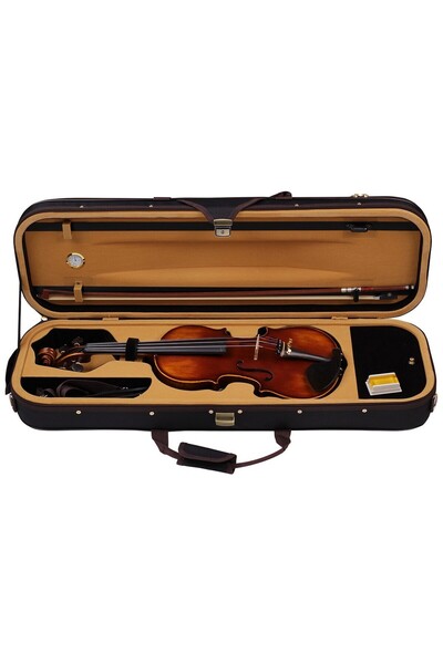 gonzales carlovy vla-8 model 4/4 tam boy carlovy profesyonel keman seti