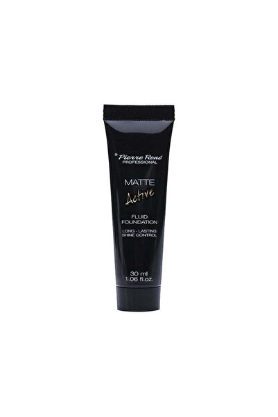 Pierre Rene Fond De Ten - Matte Active Fluid Long Lasting / Shine Control Beige Nr.04