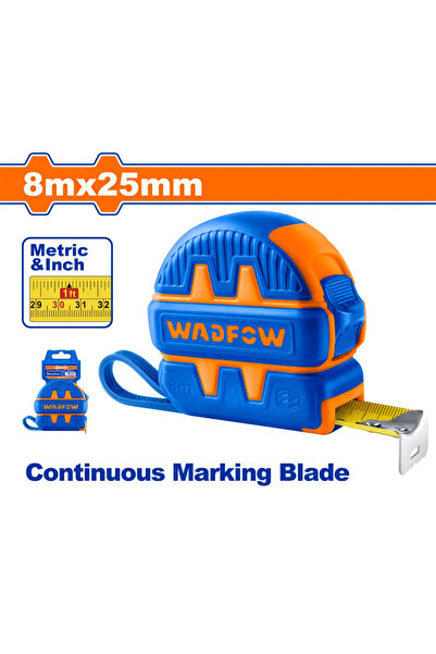 WADFOW متر شريط ربل بفرام 8م × 25مم — WMT1240