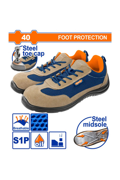 WADFOW حذاء سلامة مسلح مقاس 40 – WSB5540