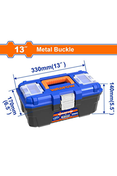 WADFOW صندوق عدة بلاستيك 13 بوصة – WTB3313