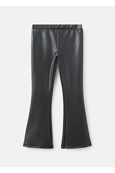 MANGO Kids Deri görünümlü tayt