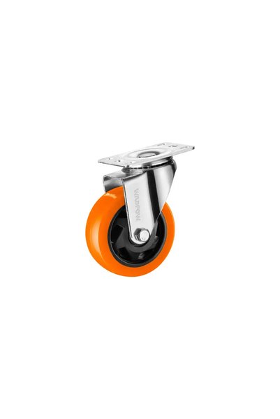 WADFOW 125mm Industrial Caster Wheel (Orange) — WJL2352