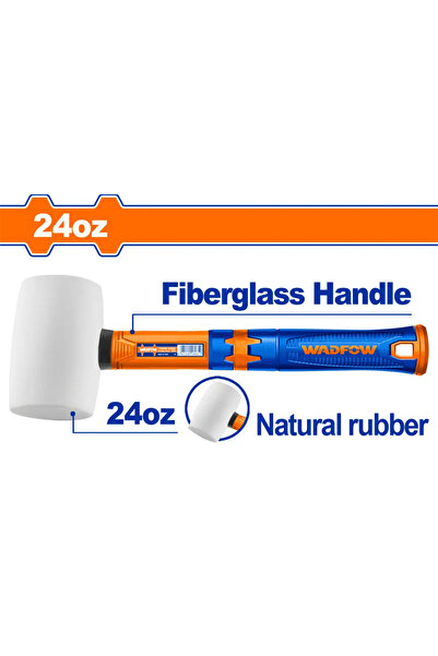 WADFOW شاكوش ربل فيبر 24 أونصة (660 جم) – WHM7308