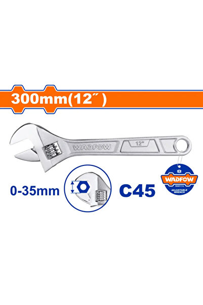 WADFOW مفتاح إسبانا كروم 12" (300مم) – WAW1112