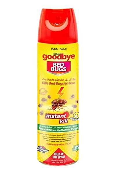 Generic وداعًا وداعًا بخاخ قاتل للبق والحشرات - 400 مل "للرعاية المنزلية"