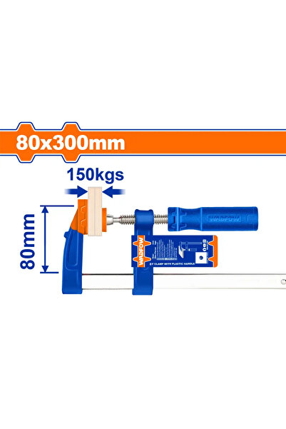WADFOW مربط نجار يد بلاستيك 80×300مم – WCP2181