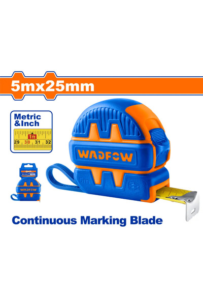 WADFOW متر شريط ربل بفرام 5م × 25مم — WMT1230