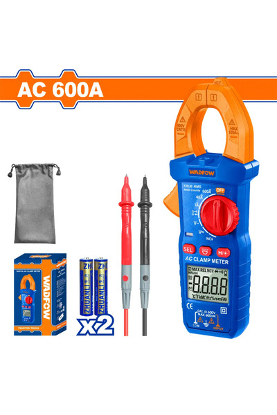 WADFOW 600A AC Clamp Meter - WDM8601