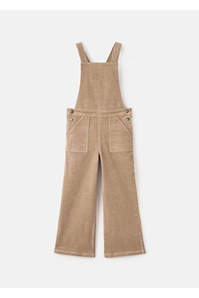 MANGO Kids Kadife uzun tulum