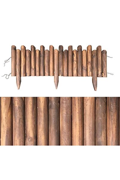 Generic FFD Wooden Garden Fence Panels Lawn Edging Picket Fence Roll Border Easy Plug in Fence Pali