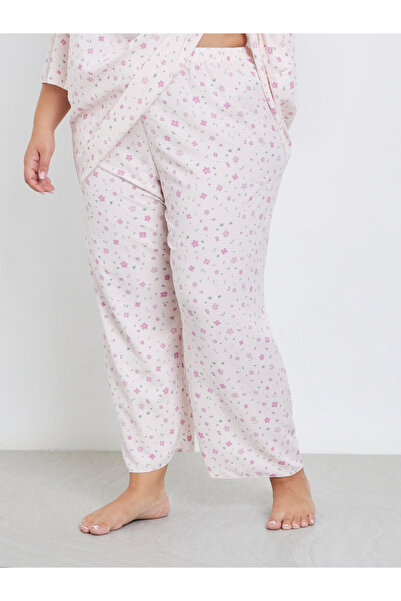 Styli Plus Ditsy Print Top and Pyjama Set