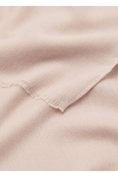 MANGO Woman Kenarları dikişsiz fular