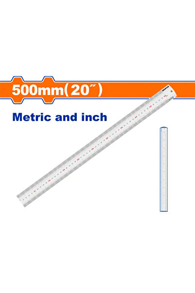 WADFOW مسطرة حديد 500مم (20 بوصة) — WRU1350