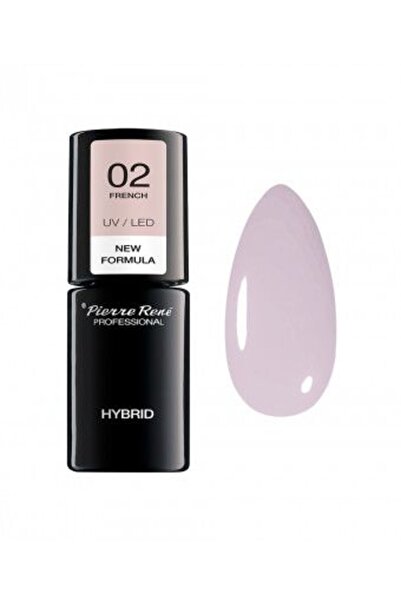 Pierre Rene Oja Semipermanentă - Oja Color Hybrid Nr. 02 French 6ml - Pierre Rene