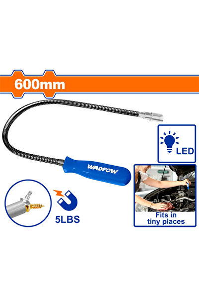 WADFOW سوستة مغناطيسية مع إضاءة LED 600مم – WME4E61
